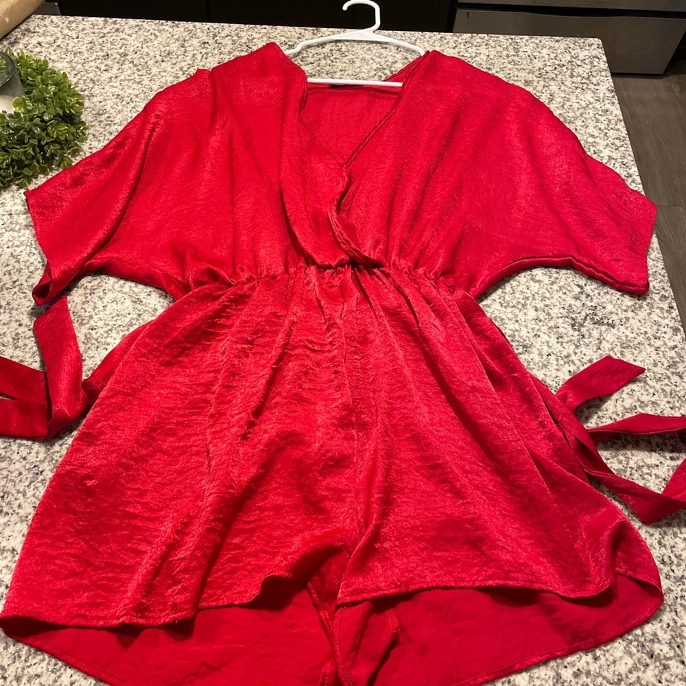 Fashion Nova red romper